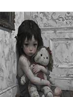 她的小熊燈